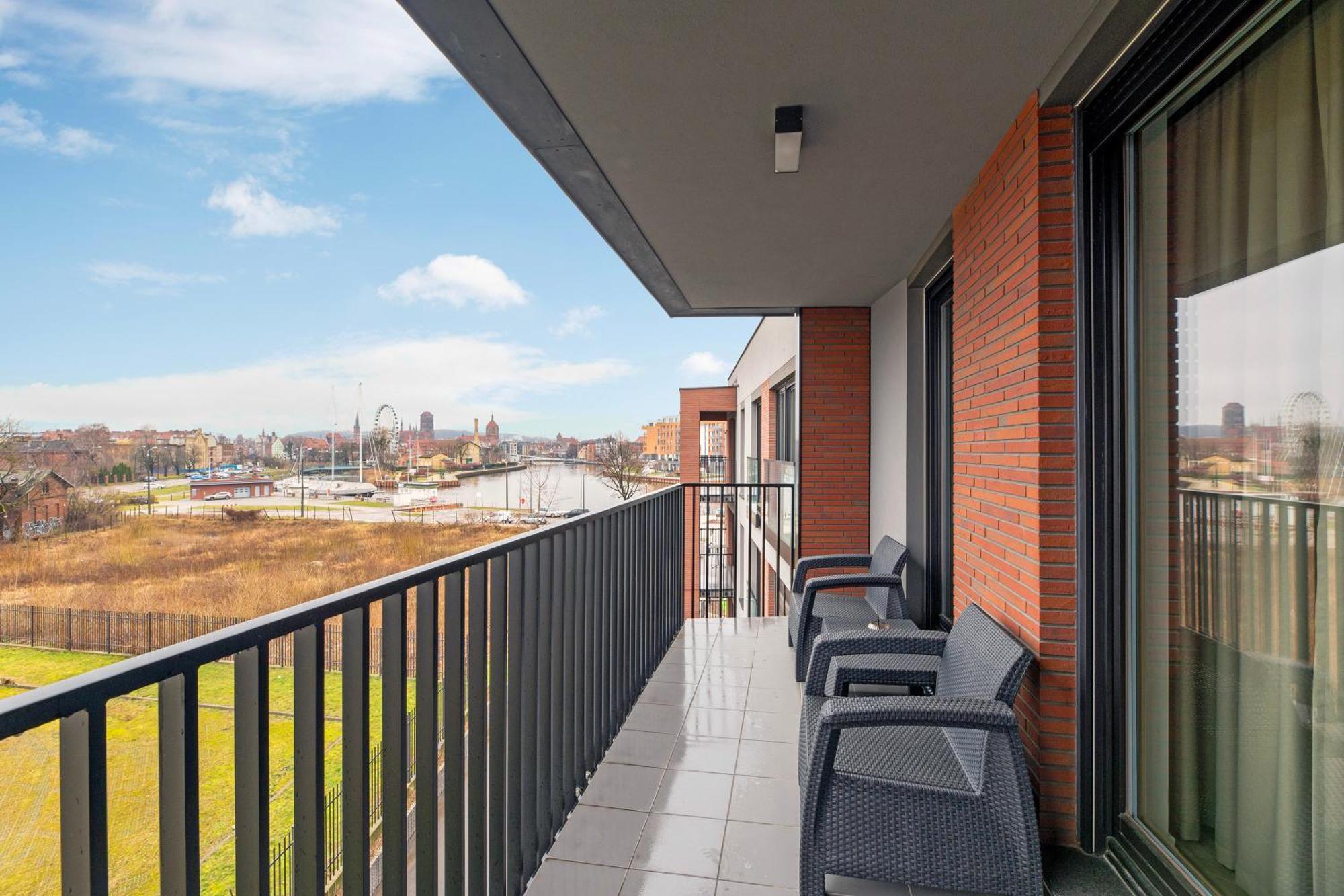 Nadmotlawie Riverside - Gym & Free Parking By Downtown Apartments Гданск Стая снимка